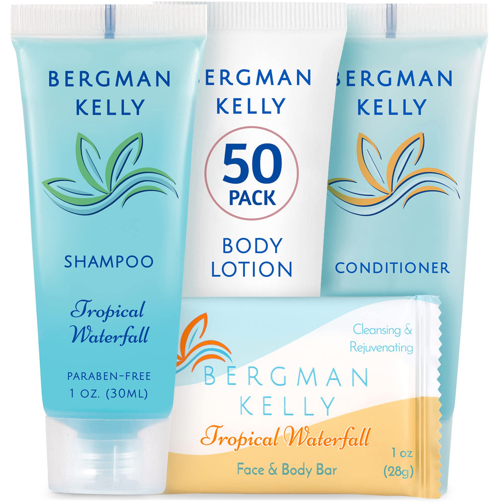 BERGMAN KELLY hotel soap bars in compact 1 oz size for guest hygiene
