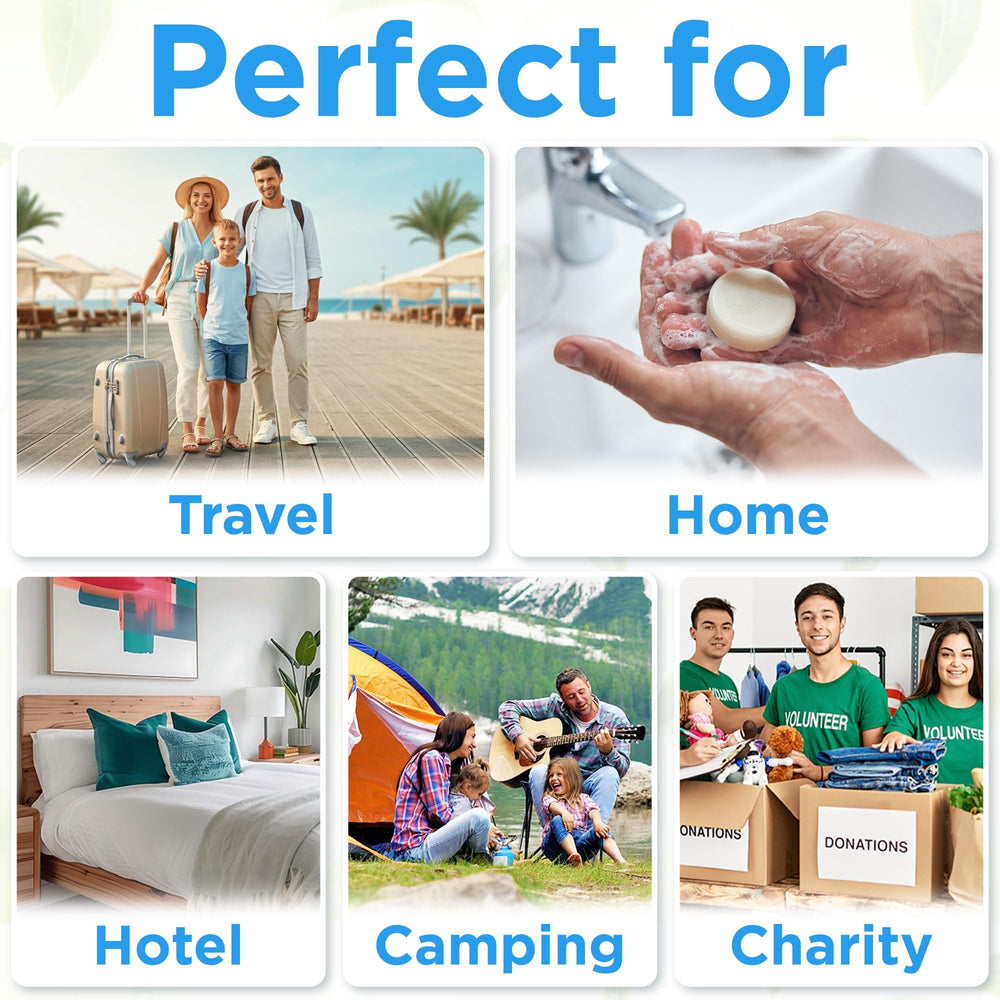 BERGMAN KELLY jabón higiene diaria, compatible con moteles y hoteles
