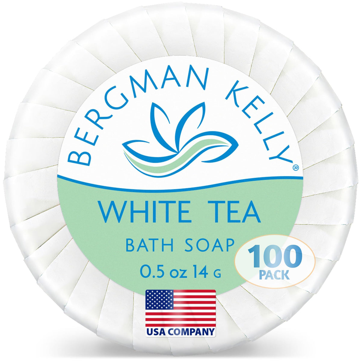 BERGMAN KELLY jabón hotel-te-blanco 14 g, fragancia suave para la estadía