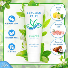 Bergman Kelly travel conditioner with foil seal for leak protection on trips.