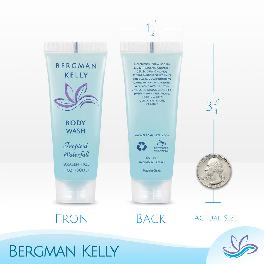 TSA-approved BERGMAN KELLY travel-size bottle for carry-on comfort