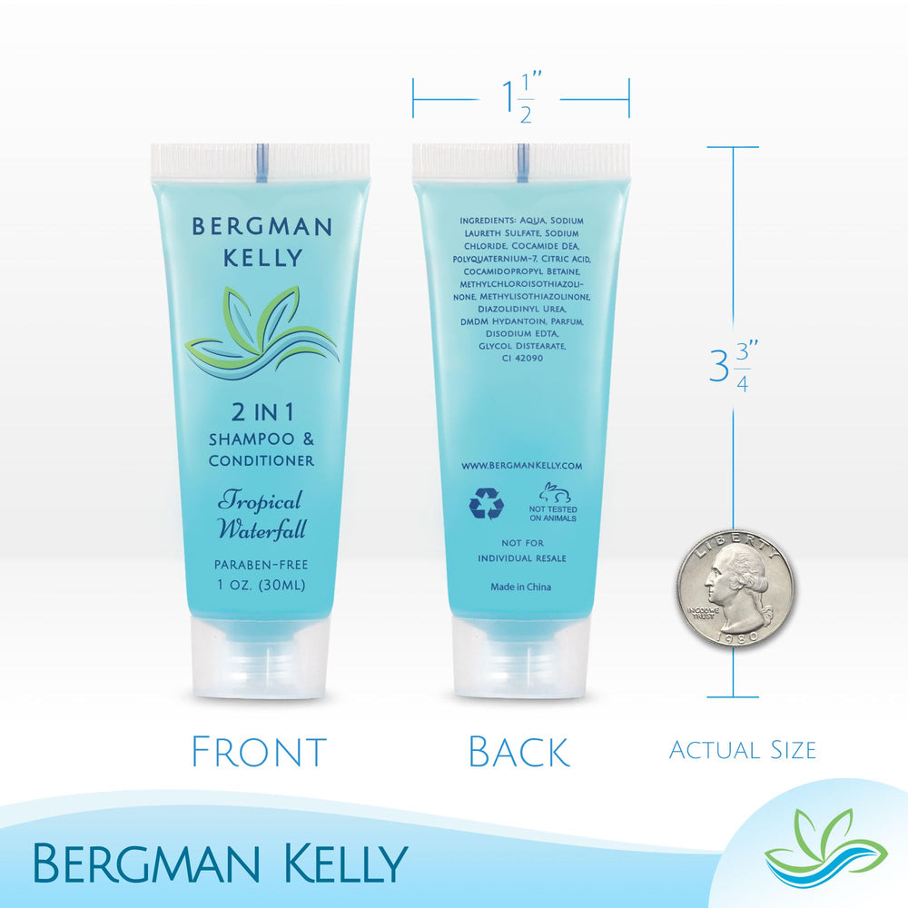 BERGMAN KELLY TSA-approved travel size for easy packing on business or vacation trips.