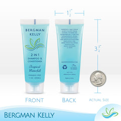 BERGMAN KELLY TSA-approved travel size for easy packing on business or vacation trips.