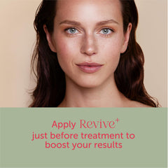 Berkland Revive Green Tea Serum swatch with fragrance-free texture.