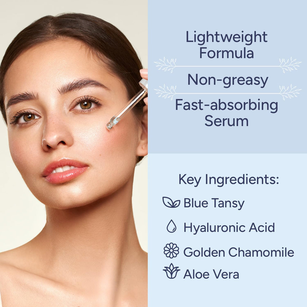Berkland, serum activación con luz roja, aplicado con aplicador facial para mejor deslizamiento.