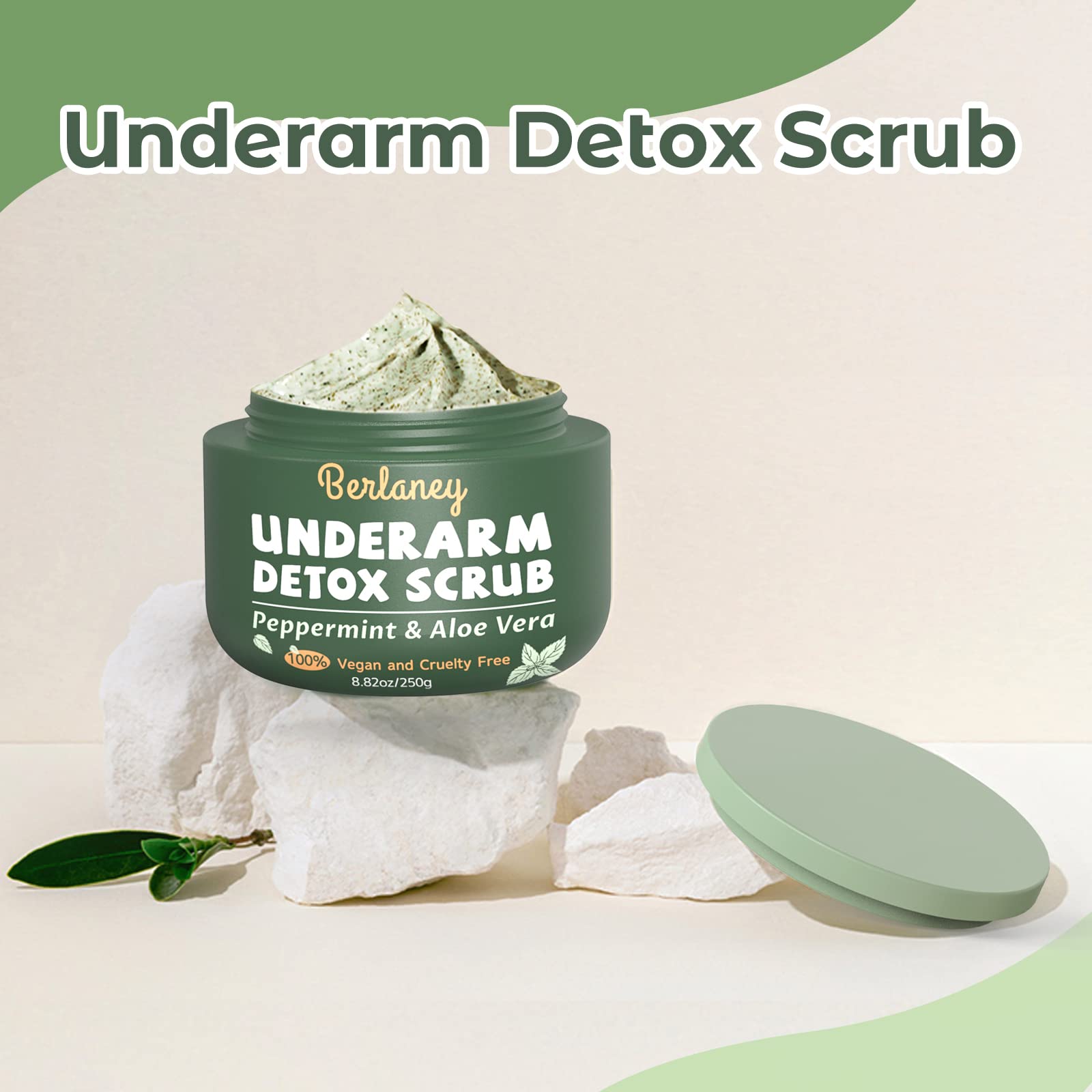 Berlaney Detox envase 8onz: práctico y fácil de aplicar en ducha