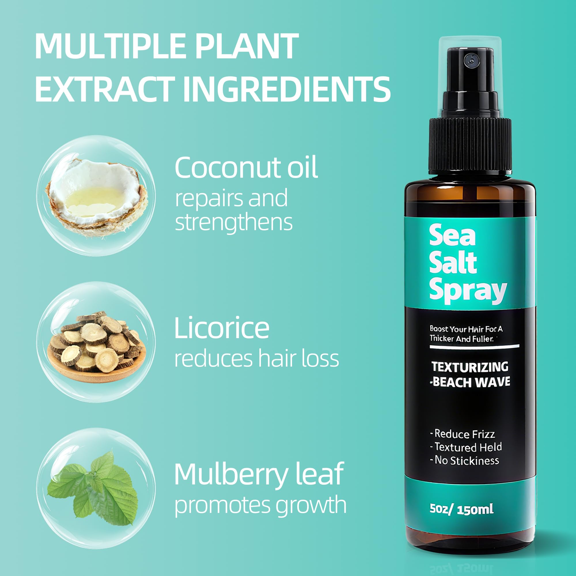 Berlaney Spray Sal Marina deja cabello sano y nutrido