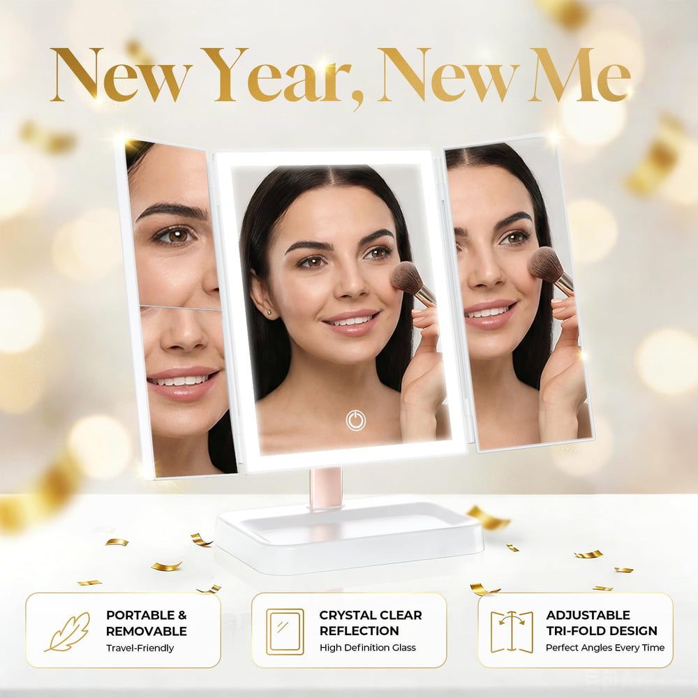 Berthaless gift-ready makeup mirror perfect for friends and family.