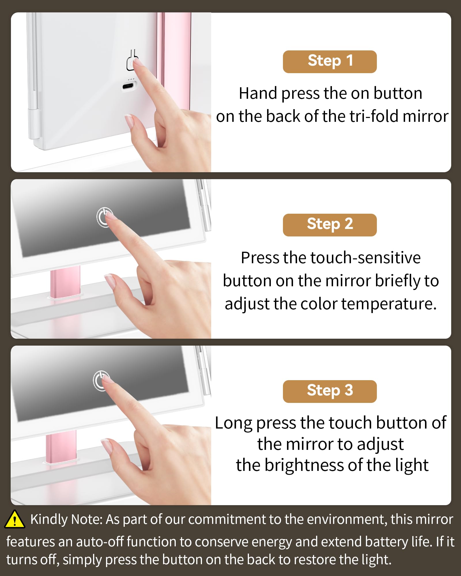 Berthaless tri-fold travel design protects glass on the go.