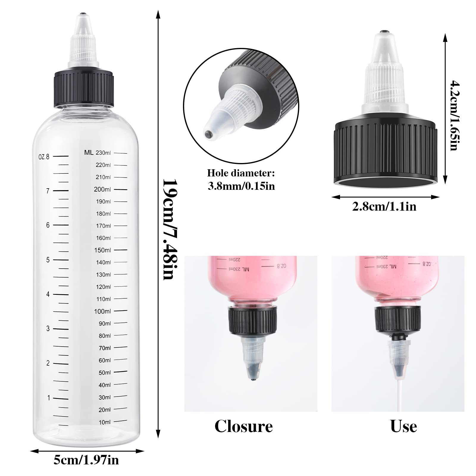 Besarme bottle leak-proof dust-proof design for safe storage