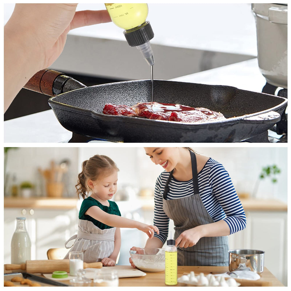 BESARME bottle shows oz and ml for accurate recipes