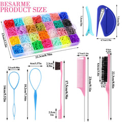 BESARME topsy-tail hair tool enabling easy braids