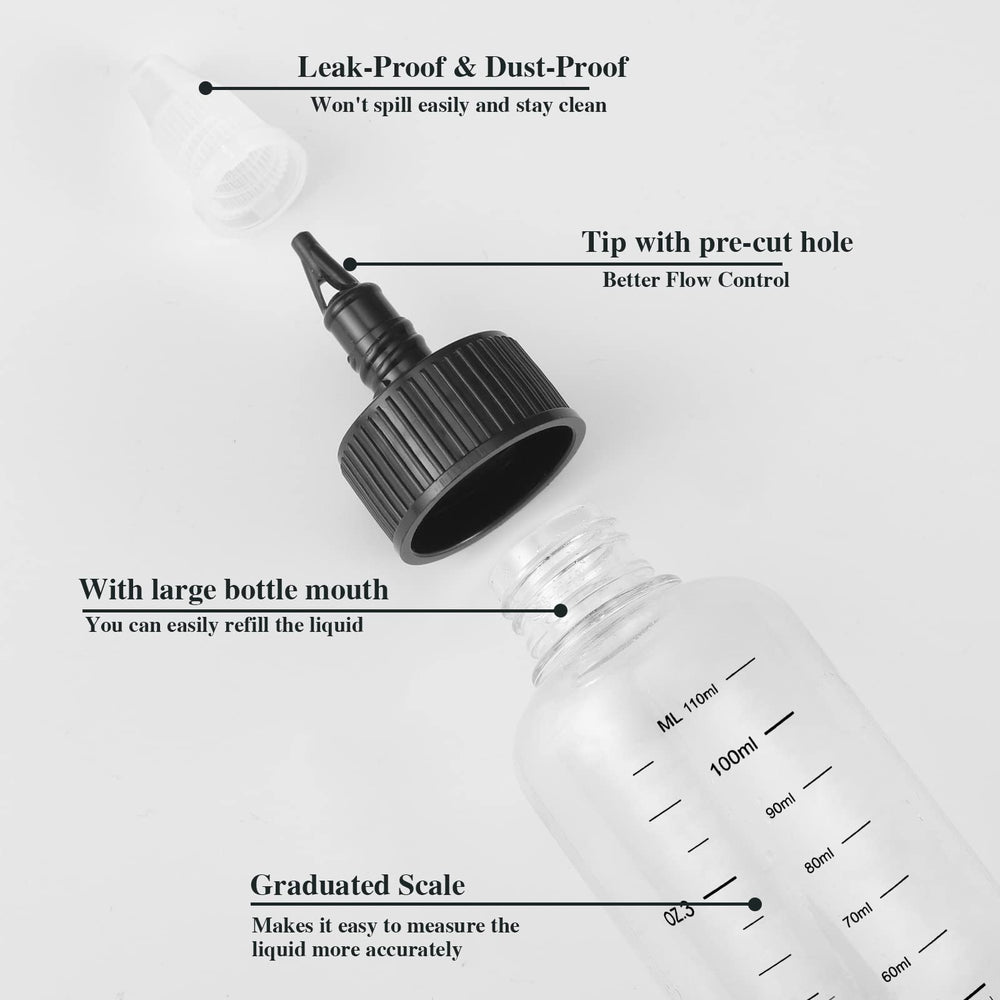 BESARME twist-on cap keeps contents leak-free and clean