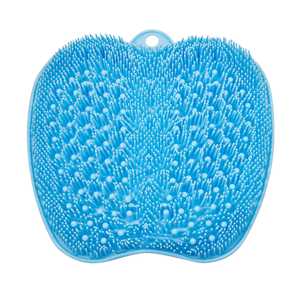BESKAR alfombrilla limpiapies en la ducha con cepillos flexibles para limpieza suave.