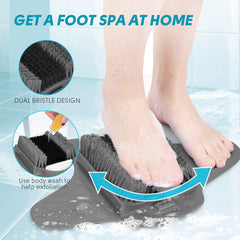 BESKAR anti-slip suction cups keep the mat secure on wet shower floors.