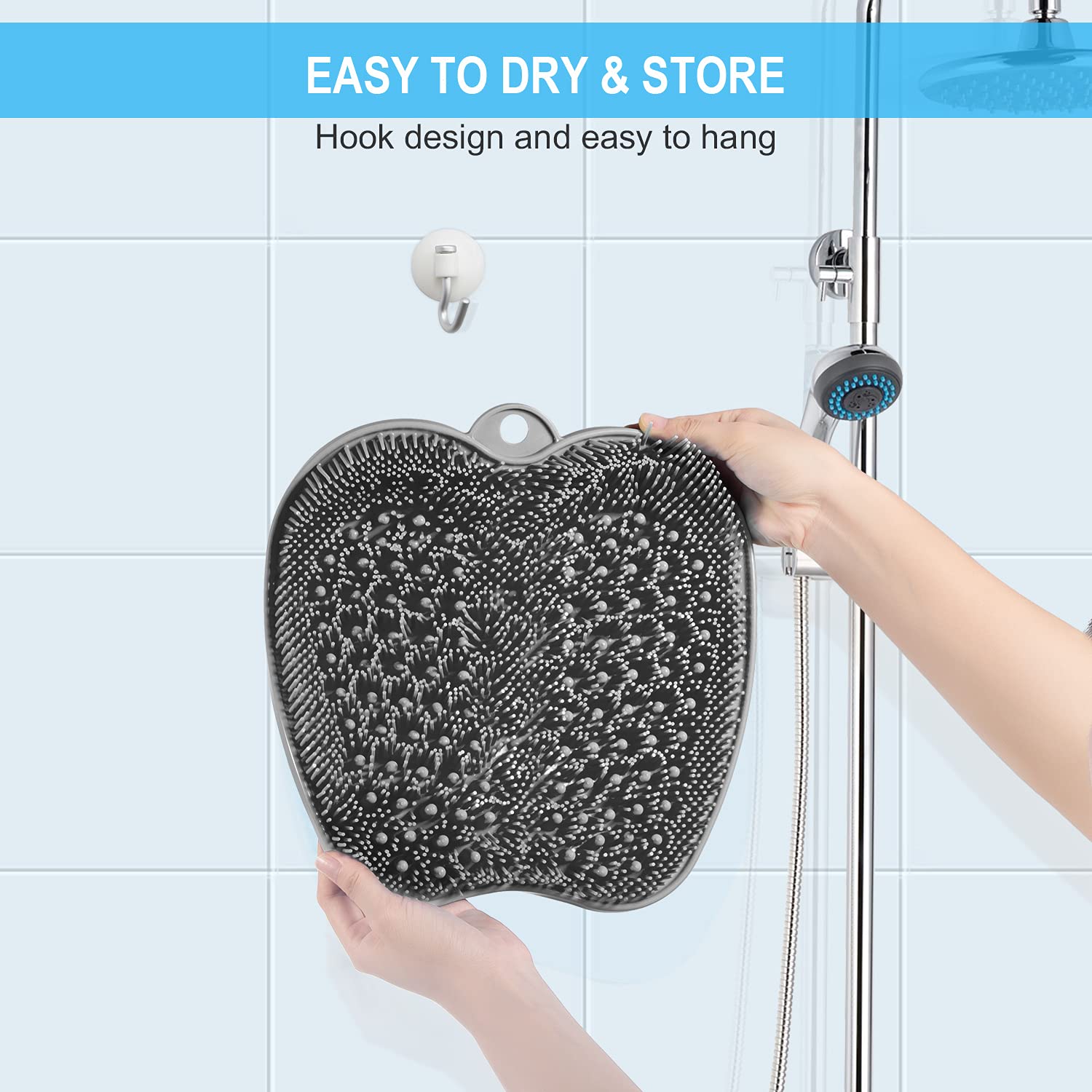 BESKAR XL uso-ducha-bano-practico: apto para duchas o bañeras.