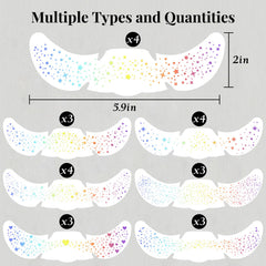 Besnel glitter freckles circles pattern patches for natural shimmer all day