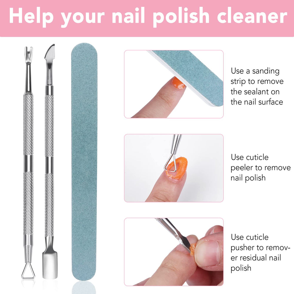 BESNEL Cuticle Pusher doble punta: precisión en empuje y retirada.