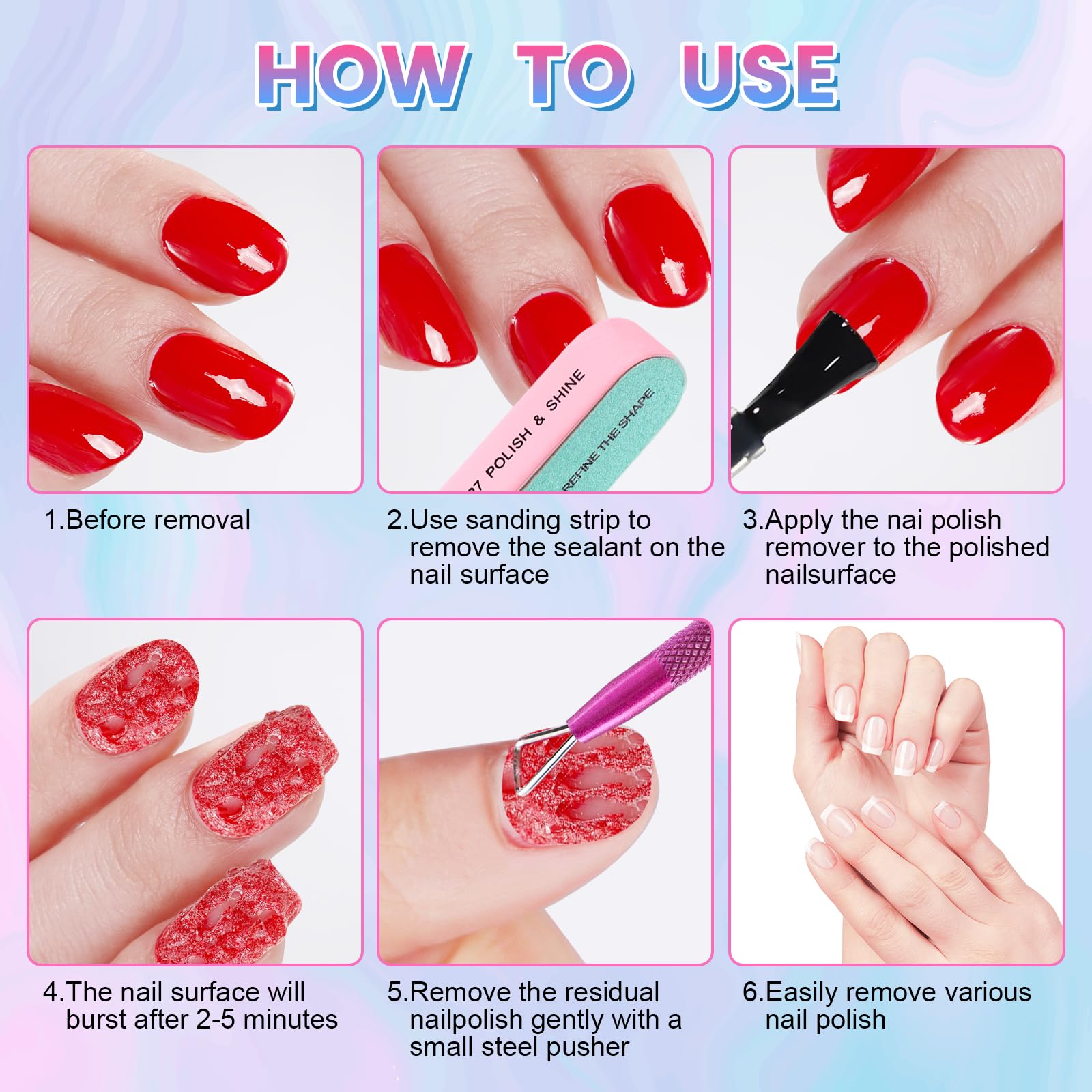Besnel triangle-head nail pusher for safe edge work.
