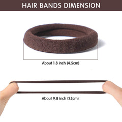Bessrung 1.5 inch diameter ties fit thick and thin hair