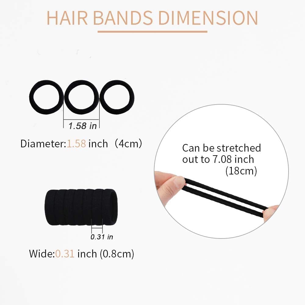 Bessrung hair ties no snag seamless design for easy removal
