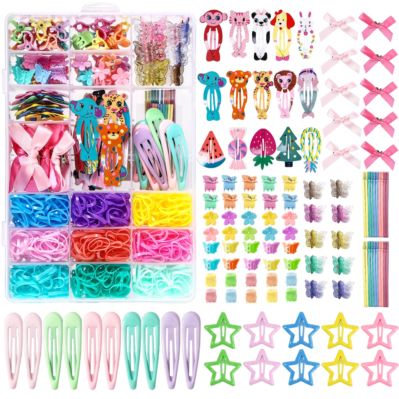 Bessrung kit accesorios cabello: conjunto completo para peinados diarios