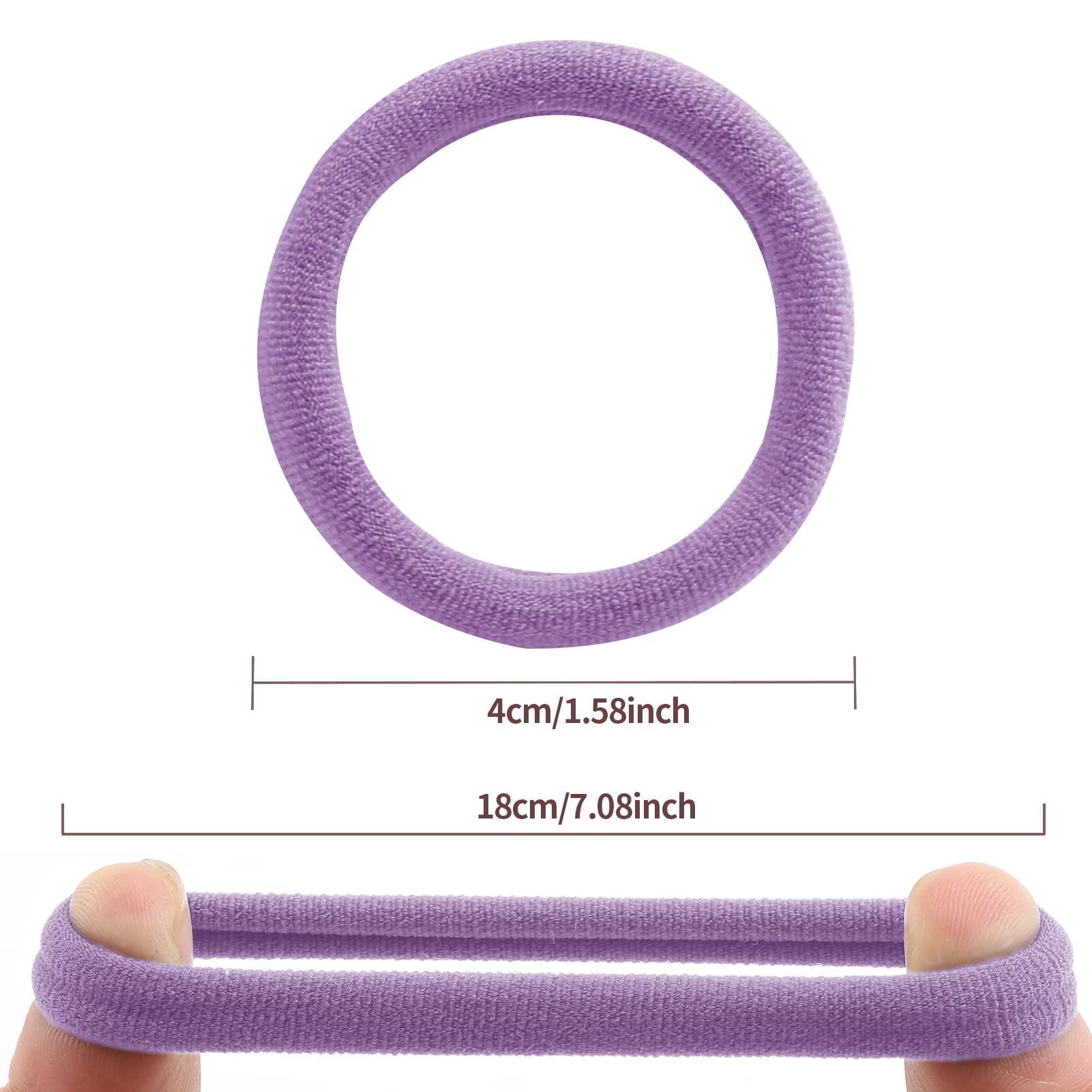 Bessrung candy-color hair ties with seamless design prevent snagging during removal