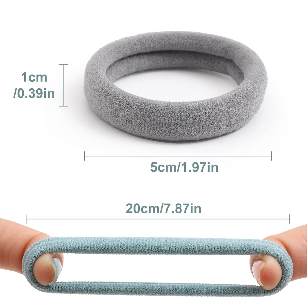 Bessrung seamless hair tie closeup showing smooth nylon surface and gentle grip.