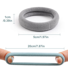 Bessrung seamless hair tie closeup showing smooth nylon surface and gentle grip.