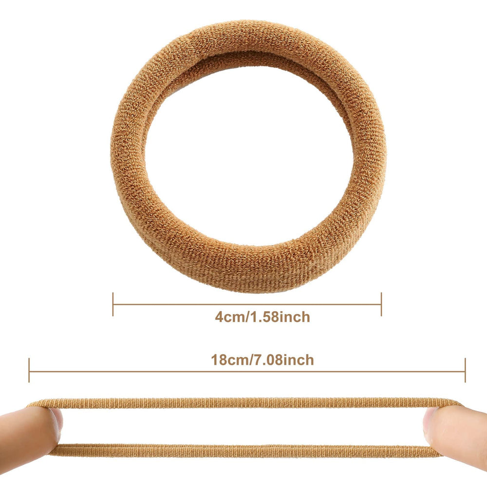 Bessrung soft, no-damage hair ties preserve hair integrity during wear.