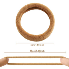 Bessrung soft, no-damage hair ties preserve hair integrity during wear.