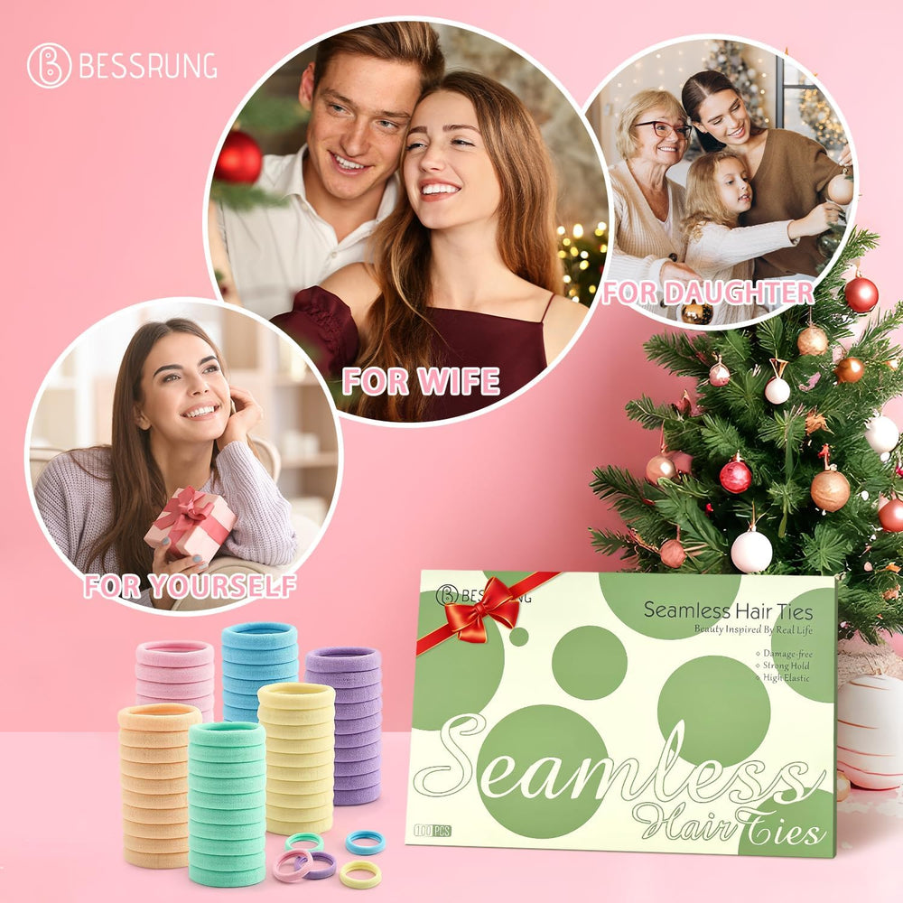 Bessrung ponytail hair ties in spring colors ready for styling
