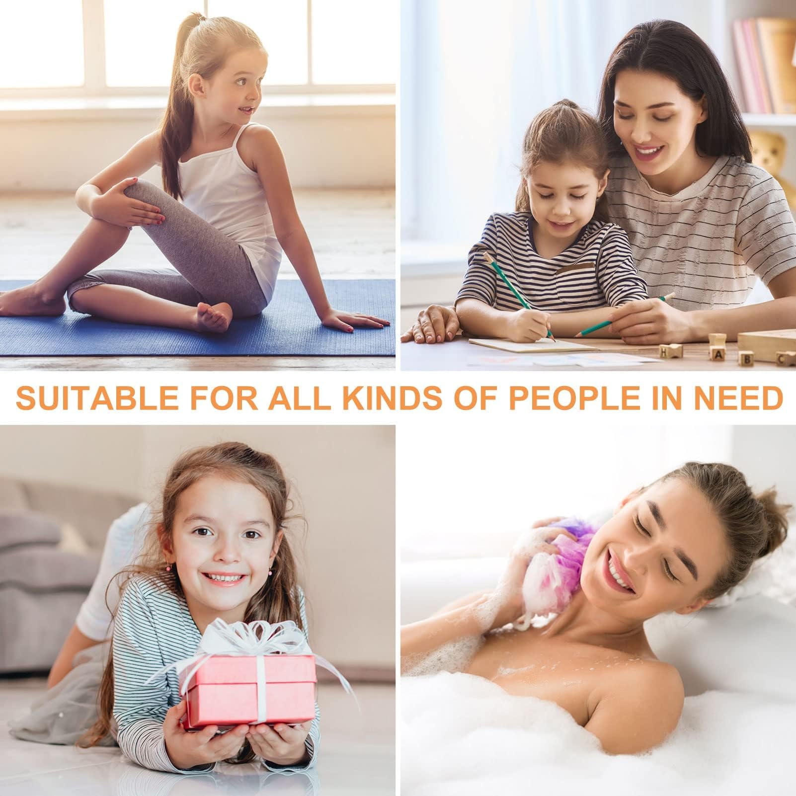 Bessrung thick hair ties gentle on hair while staying secure during activity