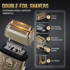 BESTBOMG hair clippers T-blade detail for clean edges