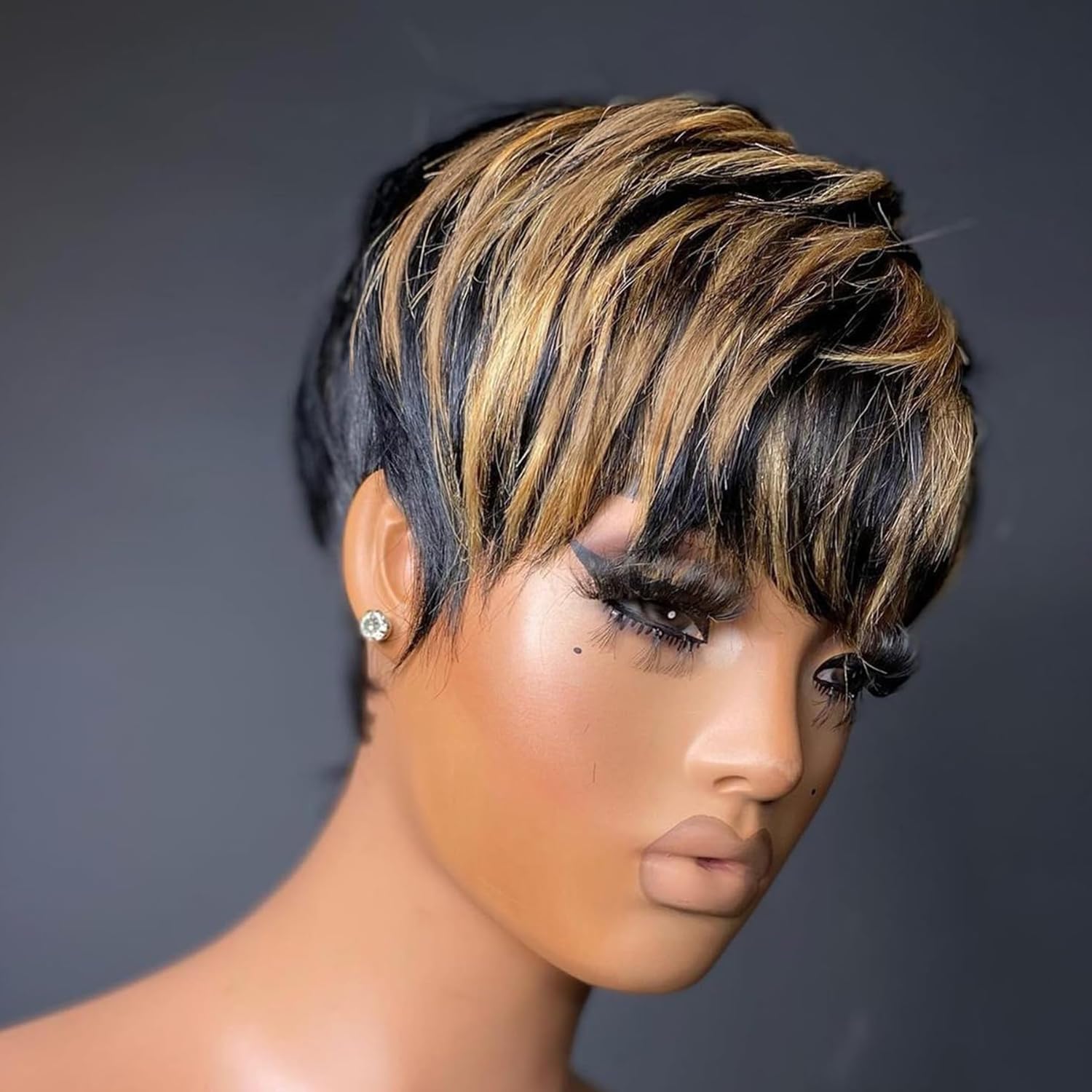 Besteffie daily-use pixie wig ready for quick styling.