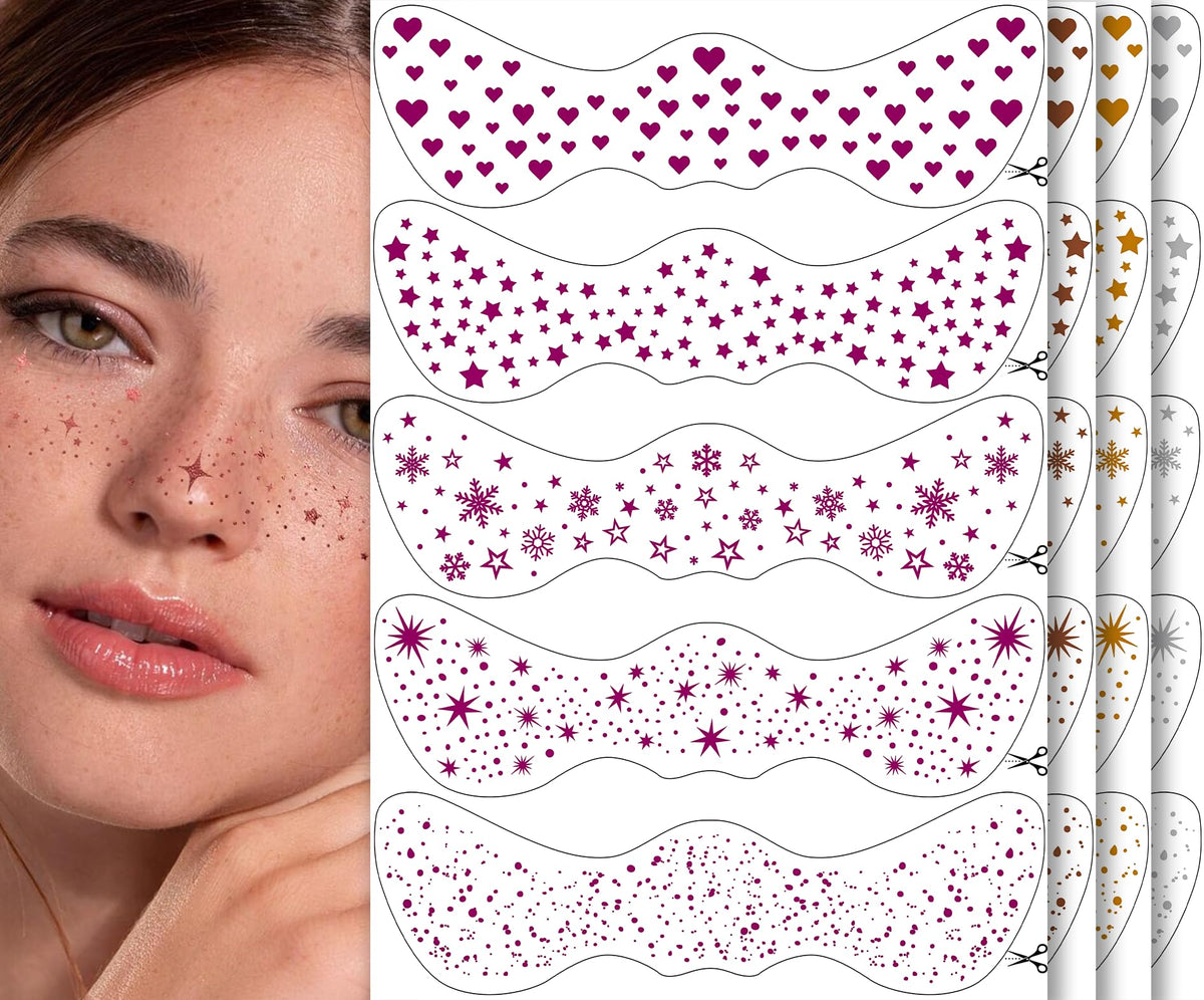 BestiePal Pecas de Purpurina con corazones rosas para fiestas y sesiones de fotos