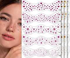 BestiePal Pecas de Purpurina con corazones rosas para fiestas y sesiones de fotos