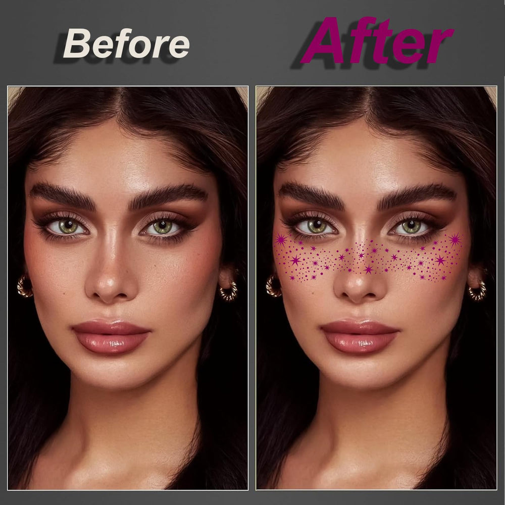 BestiePal Pecas de Purpurina mezcla rosa para un look romántico