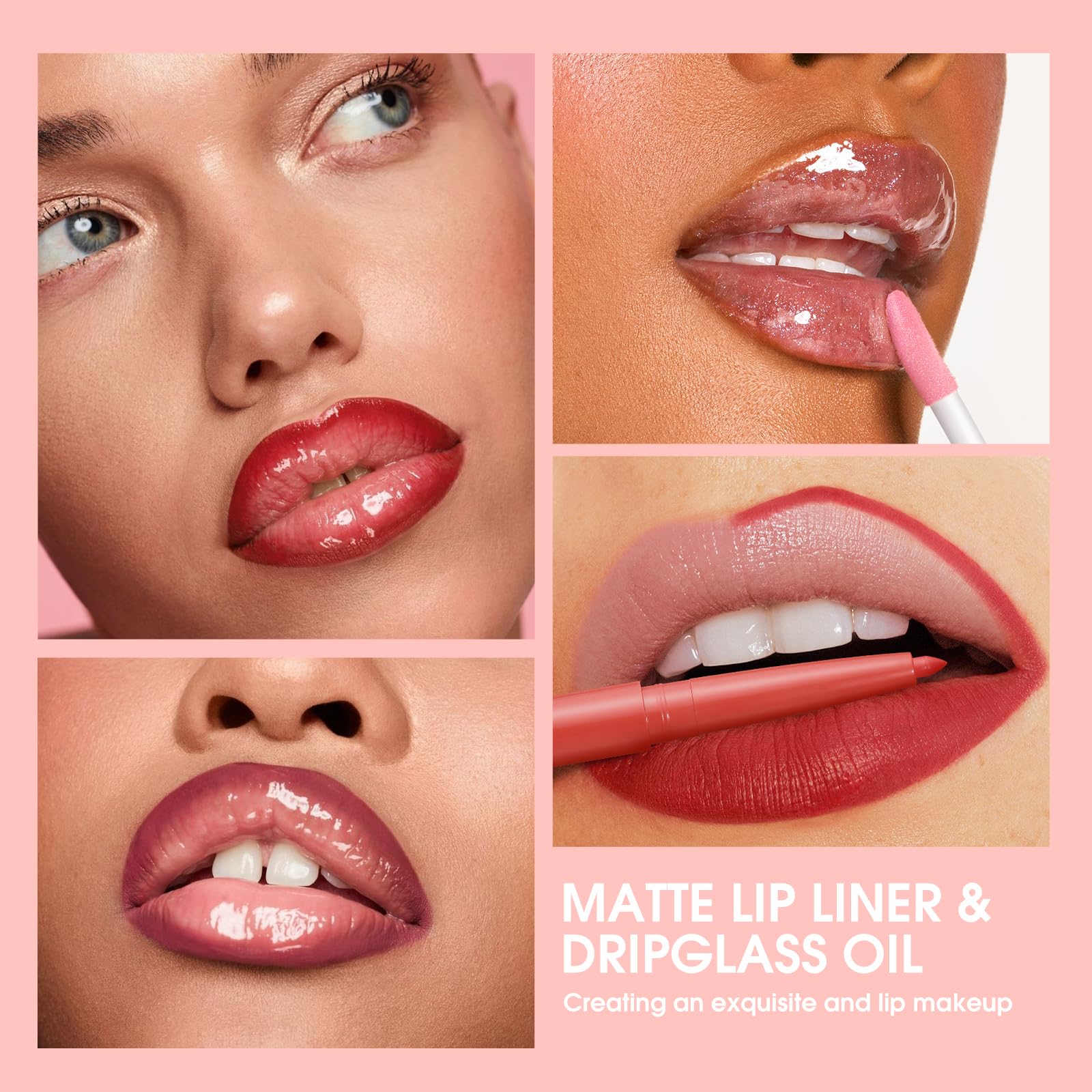 BestLand aplicación suave de delineador y aceite labial