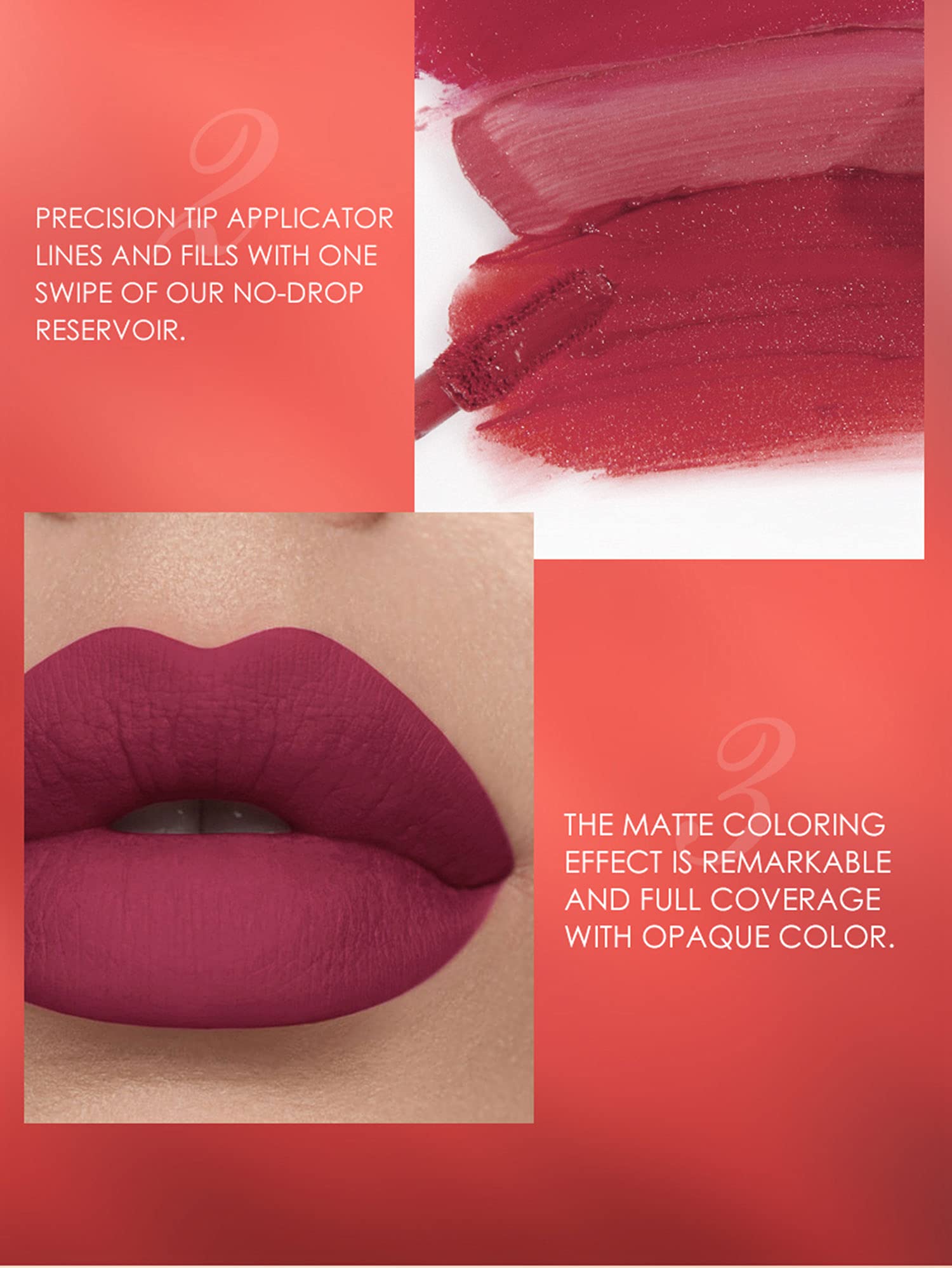 BestLand caja regalo de maquillaje labial mate, presentación elegante.
