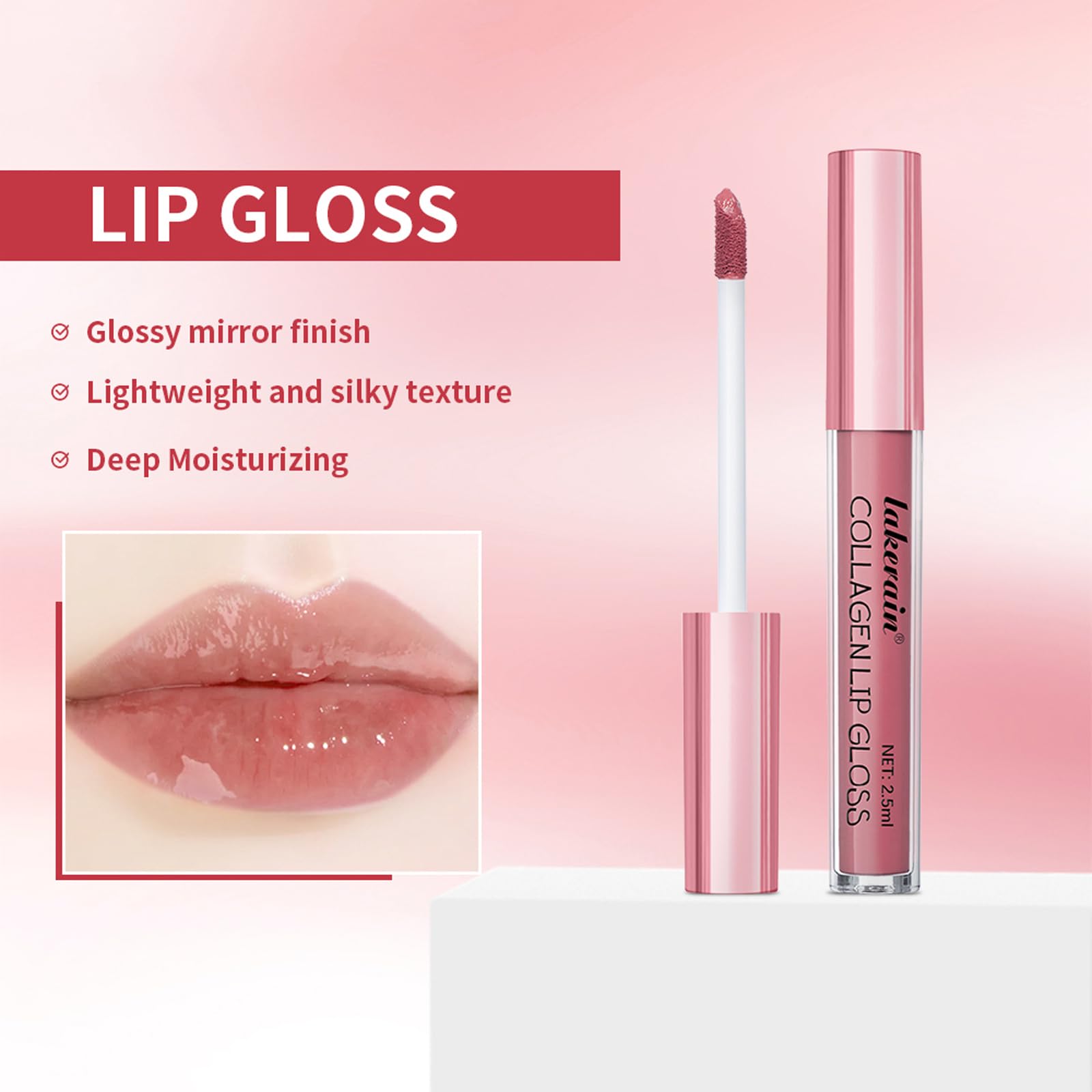BestLand creamy texture lip liner glide demonstrates smooth, drag-free application.