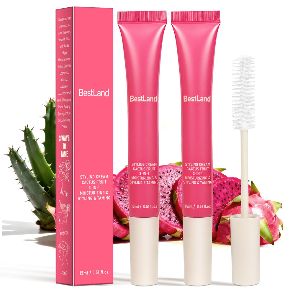 BestLand crema 3en1 con aplicador de precisión para definir rizos y controlar el frizz.