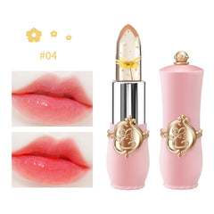 BestLand Flower Jelly Lipstick featuring golden flakes for subtle shimmer