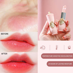 BestLand Flower Jelly Lipstick Set real flower inside adds unique elegance