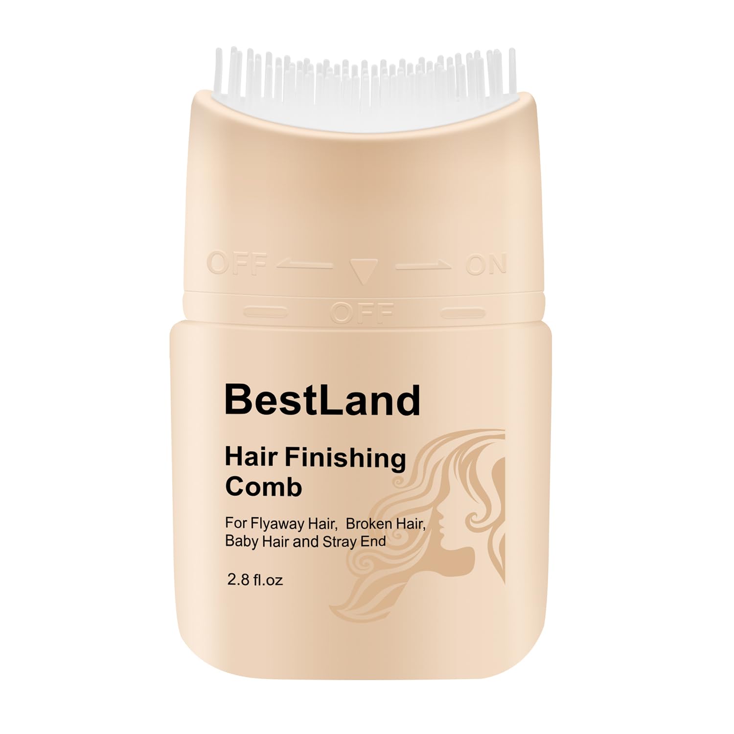 BestLand Hair Finishing Stick con peine integrado para peinar sin grasa y acabado natural.
