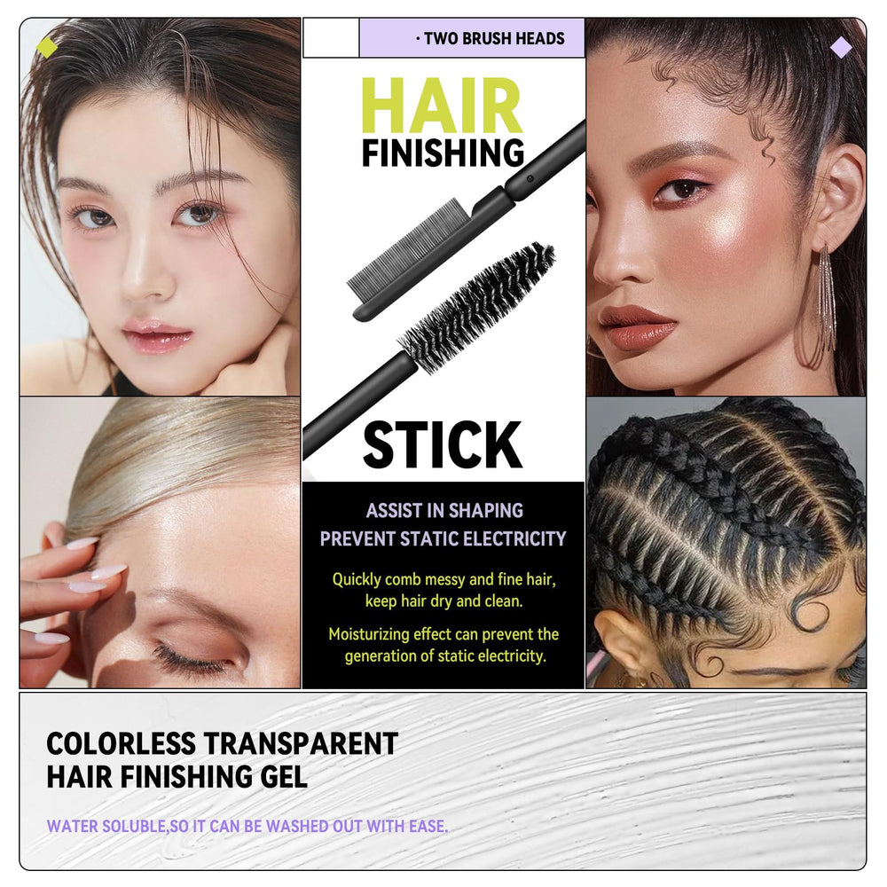 BestLand transparent gel finish shows a non-greasy clear look on hair.