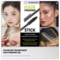 BestLand transparent gel finish shows a non-greasy clear look on hair.