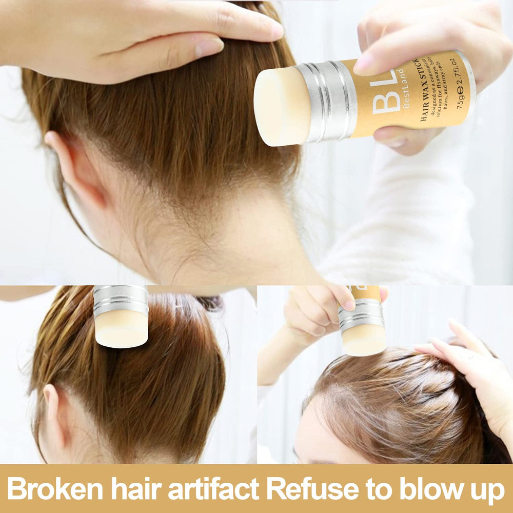 BestLand Hair Wax Stick acabado suave y flexible para uso diario.