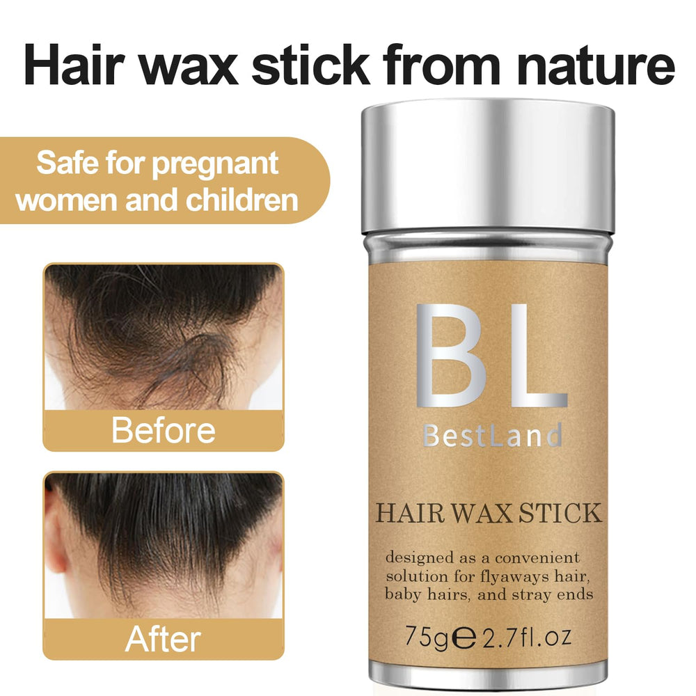 BestLand Hair Wax Stick cabellos pequeños ordenados con precisión.