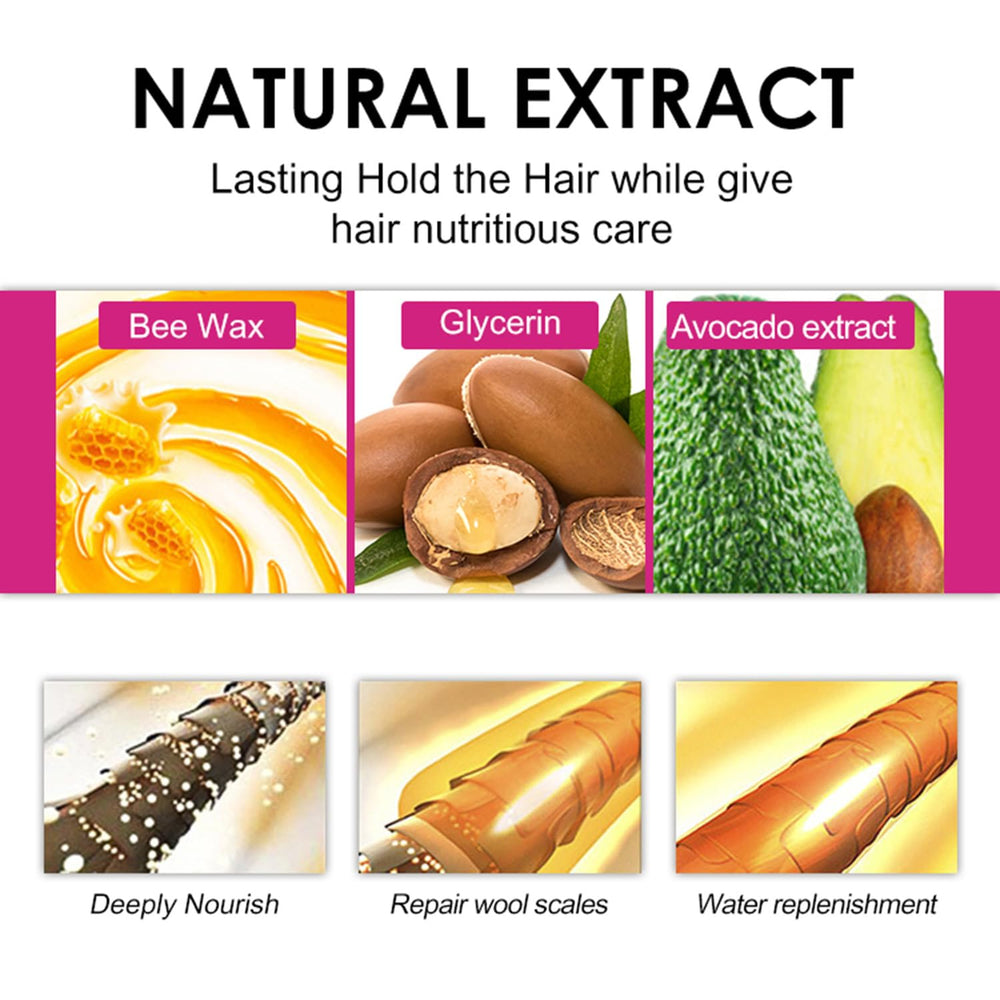 BestLand Hair Wax Stick acabado liso sin residuos para peinados limpios.